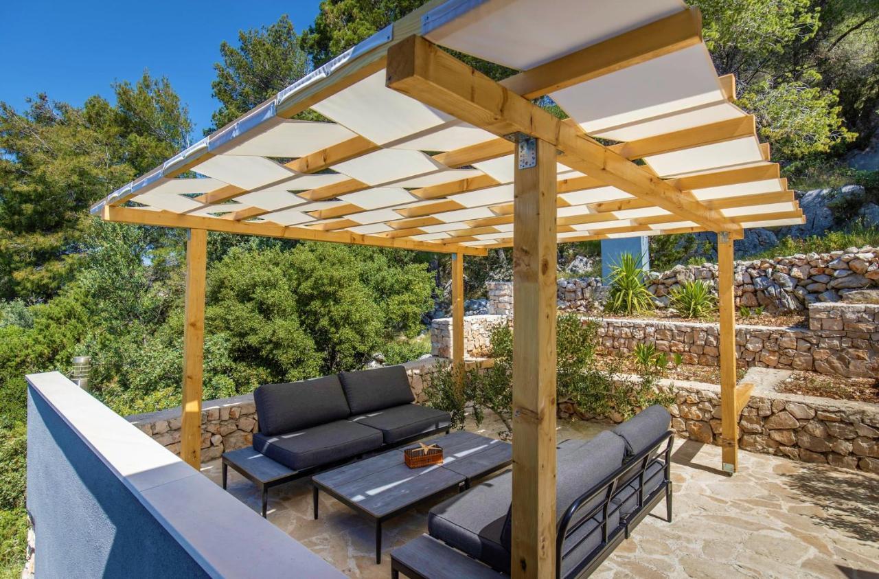 Villa Regina With Heated Pool And Sea View Маріна Екстер'єр фото